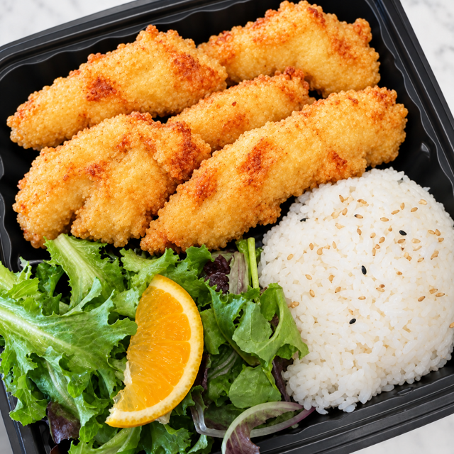 Chicken White Meat (7pc) Tempura Plate.
