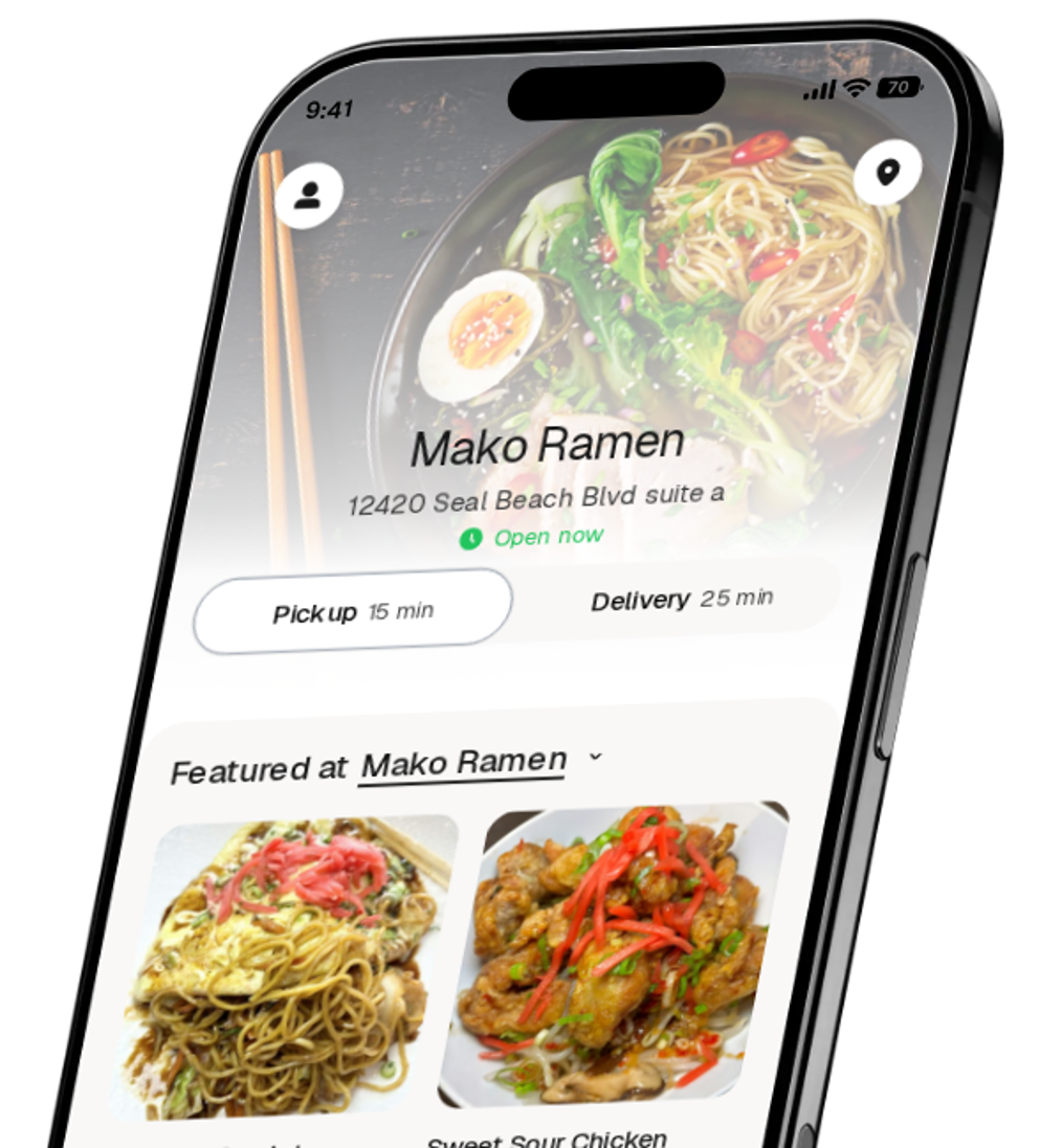 Mako Ramen app preview