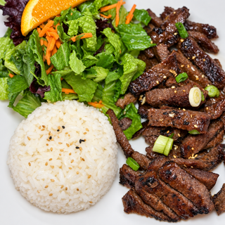 Korean Style Beef Short Ribs Plate