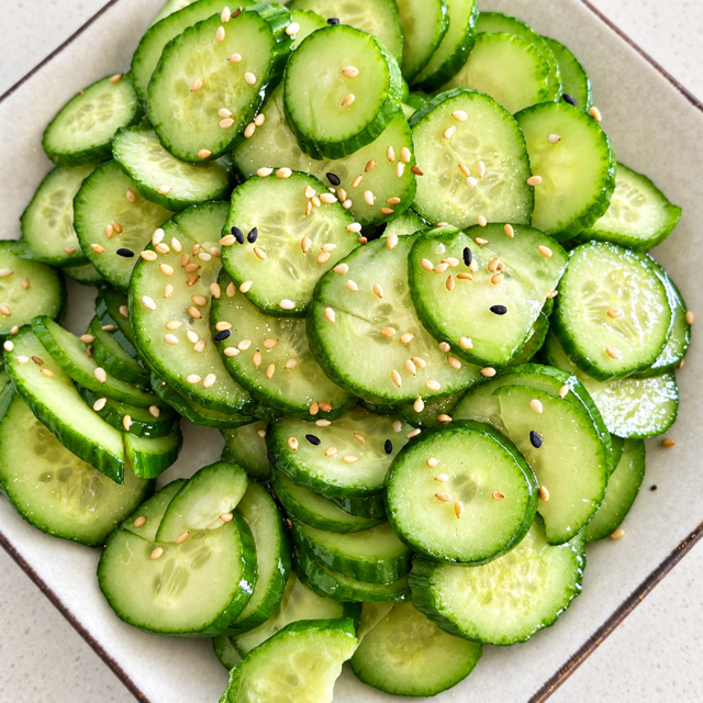 Regular Cucumber Salad.