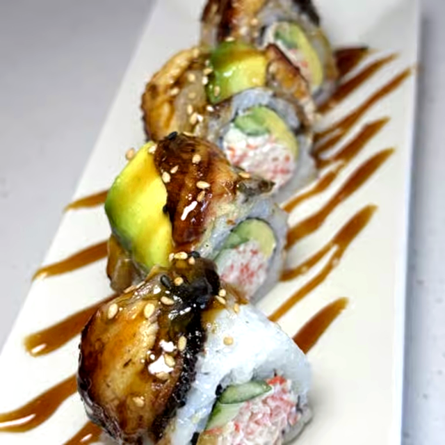 ½ Dragon Roll.