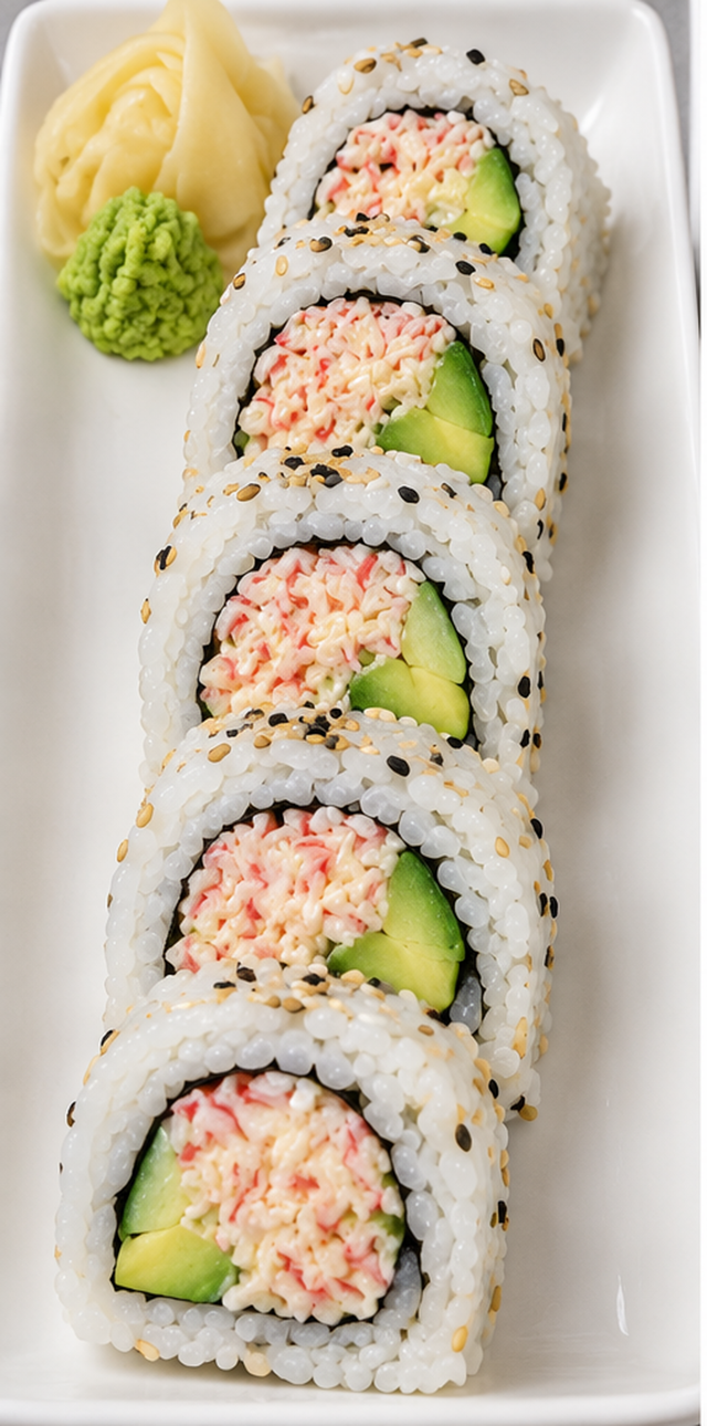 ½ Spicy California Roll.