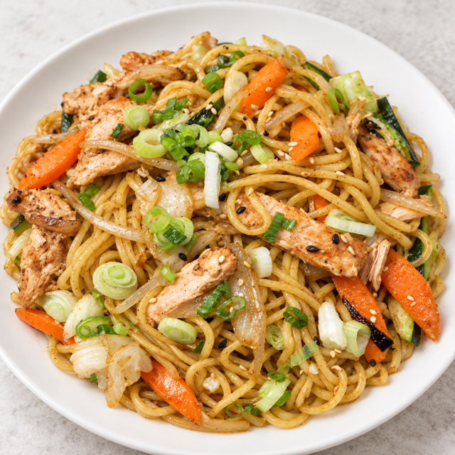 Chicken Yakisoba.