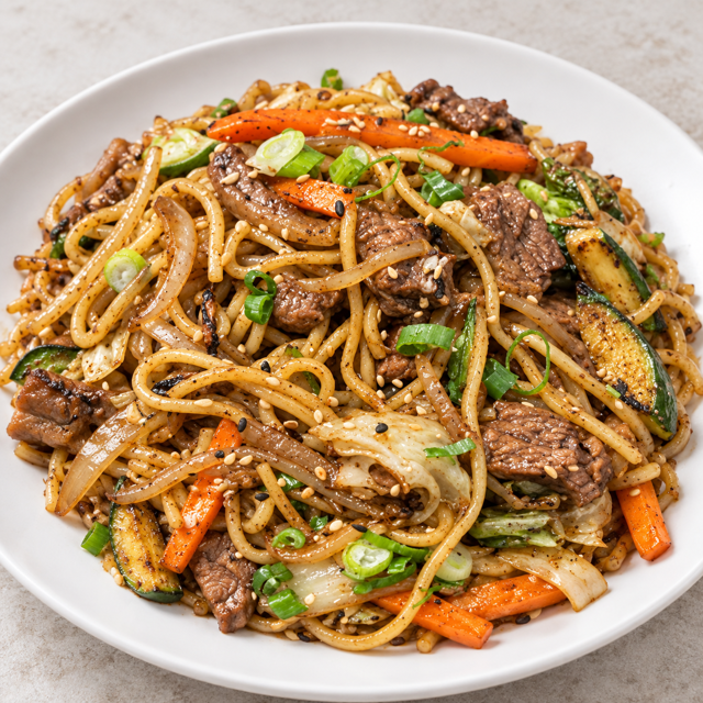Beef Yakisoba.