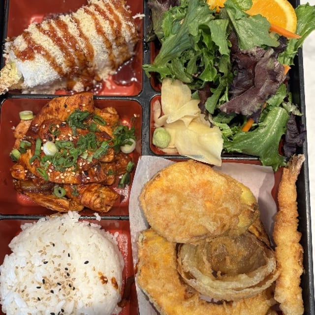 Spicy Pork Bento.