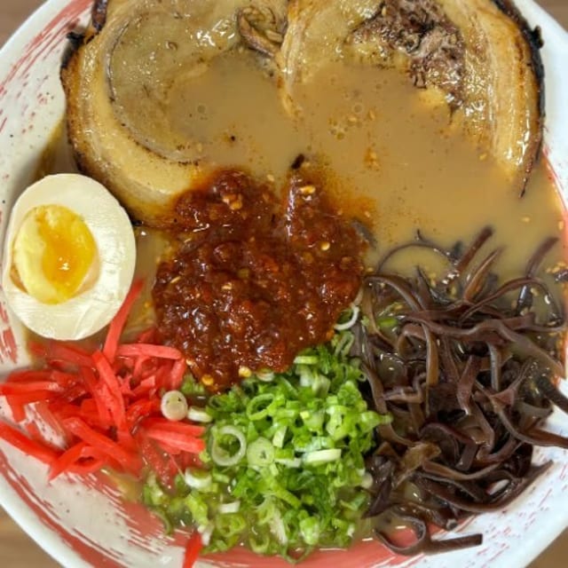 Spicy Miso Tonkotsu.