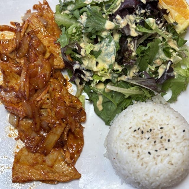 Spicy Pork Plate.