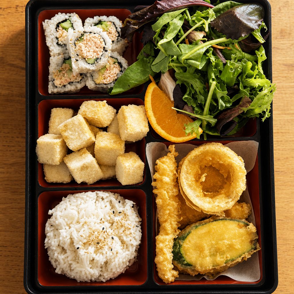 Crispy Tofu Bento.