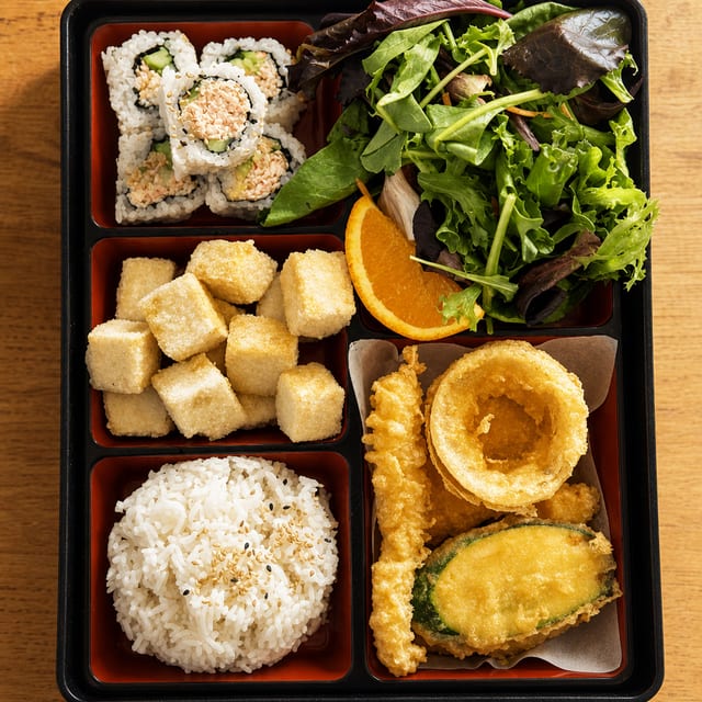 Crispy Tofu Bento.