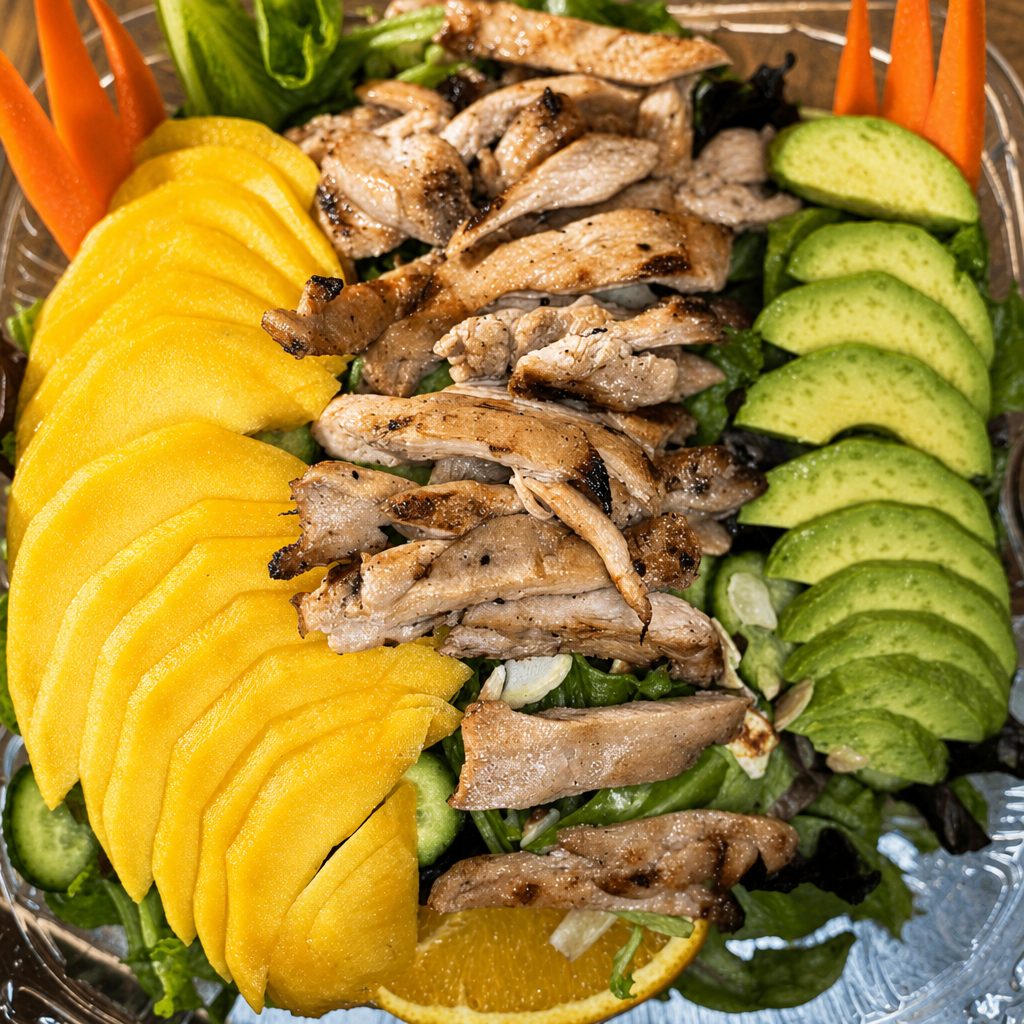 Chicken Mango Avocado Salad.