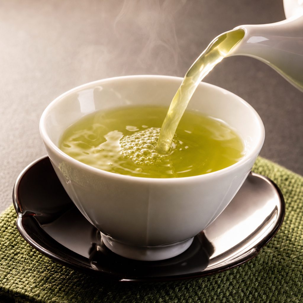 Hot Green Tea.